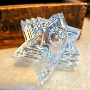 Lead Crystal WMF German Made Candlestick Holders